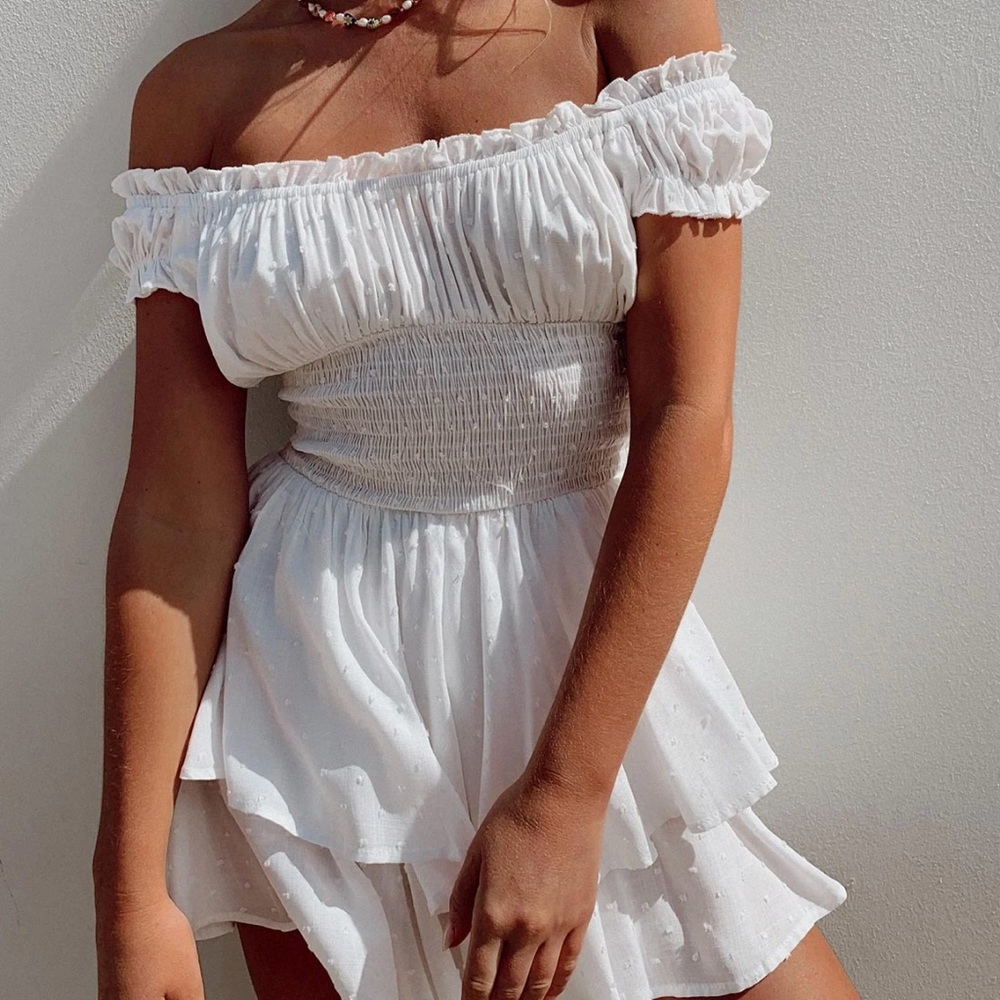 Princess Polly White romper